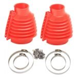 SPA Performance Red Rear Swing Axle Boots (Pair) w/ Urethane Transmission Mount Kit - VW / Bug / Beetle / Buggy / Baja - Image 2