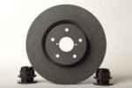 Hawk Talon 2012 Buick Regal Brembo Calipers Slotted-Only Front Brake Rotor Set - Image 2