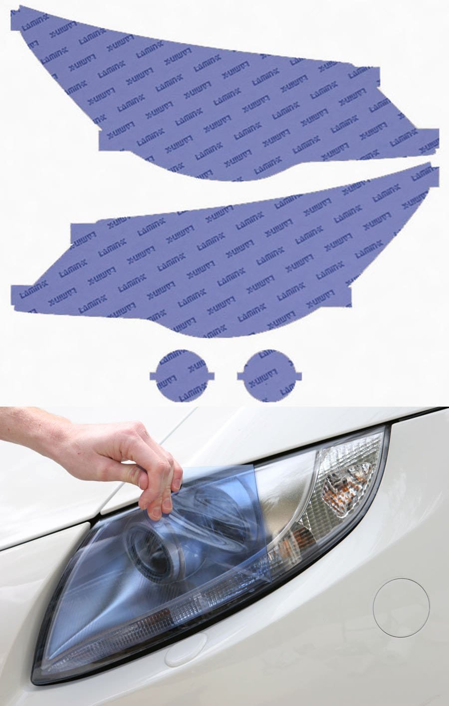 VW025B.jpg Lamin-X VW Routan (09-14) Headlight Covers - Image 1