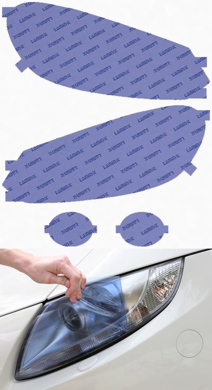 VW027B.jpg Lamin-X VW Golf (10-14) Headlight Covers - Image 1