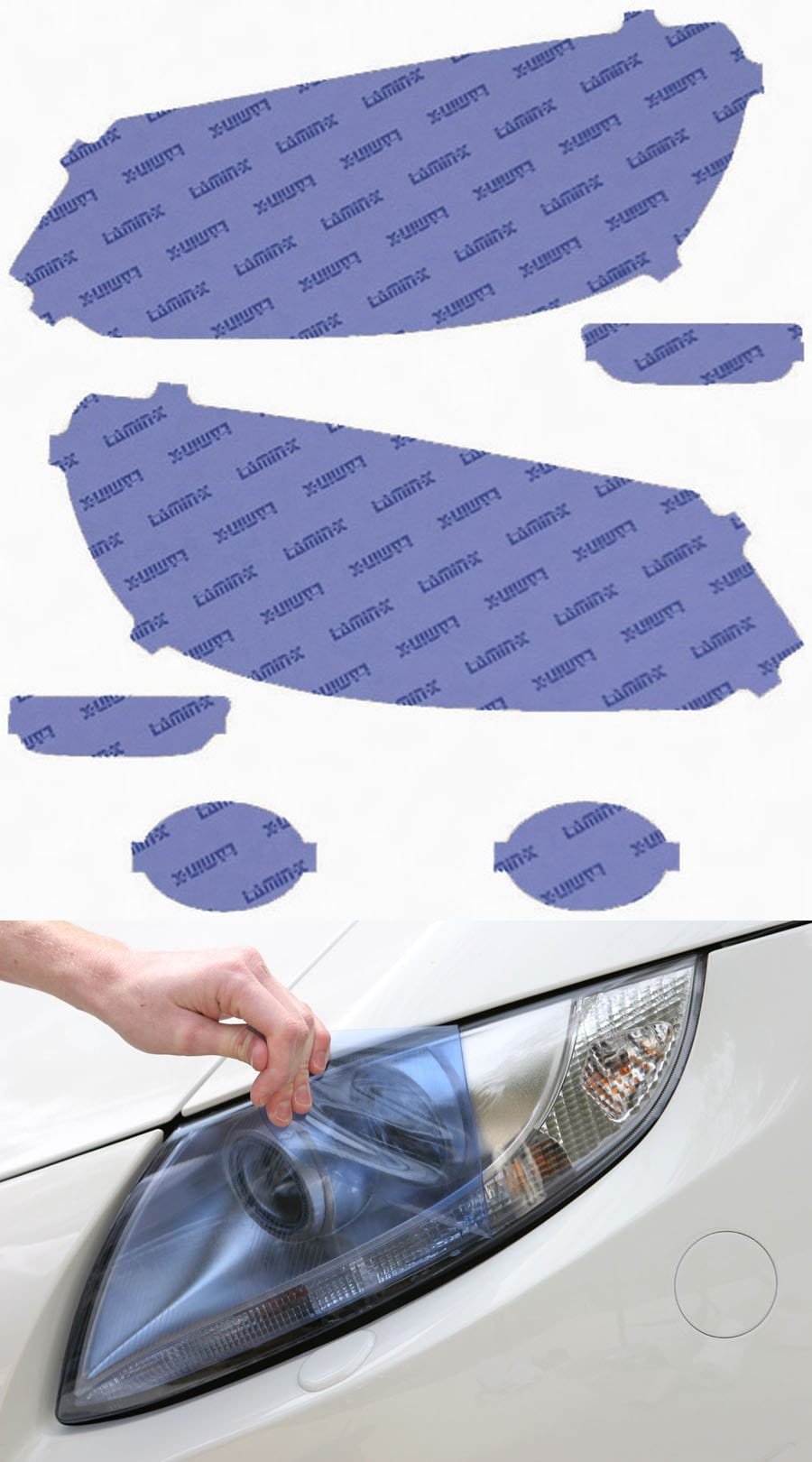 VW034B.jpg Lamin-X VW Eos (12-16) Headlight Covers - Image 1