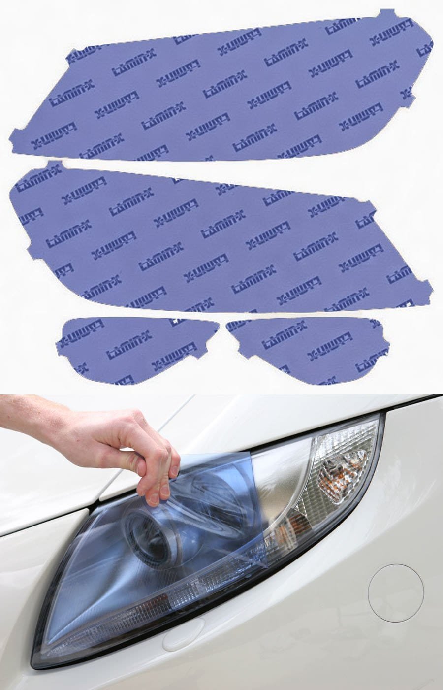 VW041B.jpg Lamin-X VW Touareg (15- ) Headlight Covers - Image 1