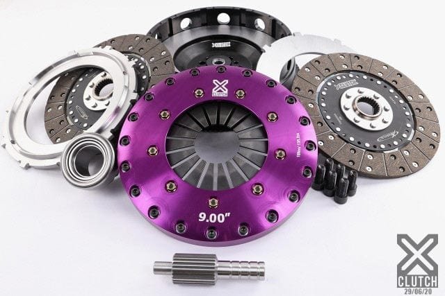 XKBM23596-2G.jpg XClutch 9in Twin Solid Organic Clutch Kit (6 Bolt/PB in Flywheel) - BMW 1M - Image 1