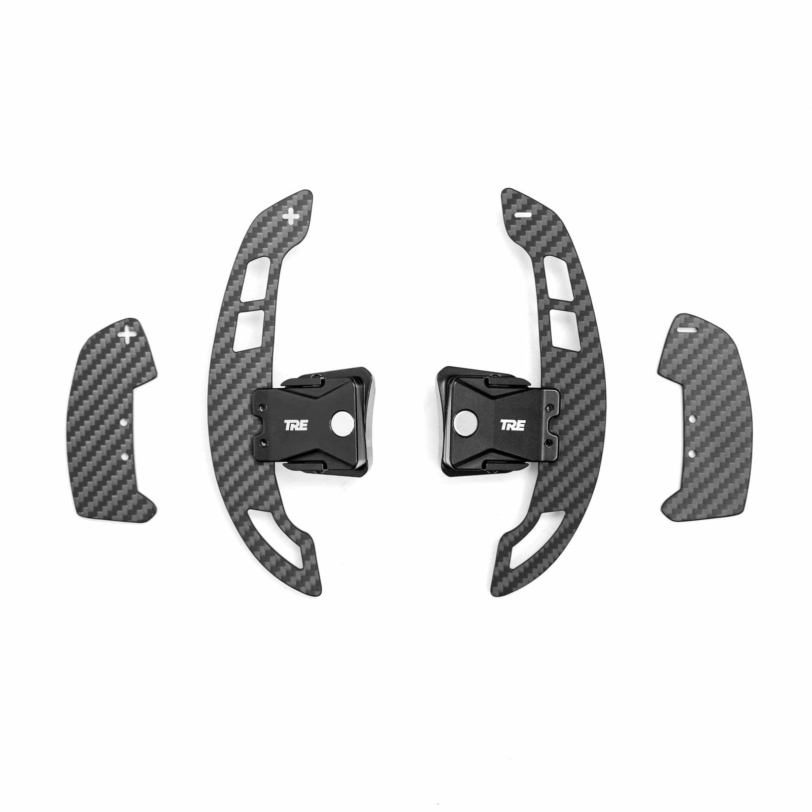 audi-r8-4s-pre-preg-carbon-fibre-magnetic-shift-paddle-set-by-tre-tre-697014_a433b127-f030-415c-91b7-d31734bda93f.jpg TRE Pre-Preg Carbon Fiber Magnetic Shift Paddle Set - Audi R8 4S - Image 1