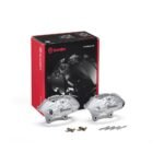 Brembo OE X-Style Brake Calipers Silver (Front) - BMW