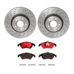 Brembo OE Front Brake Kit with Ceramic Pads Mercedes (322mm)