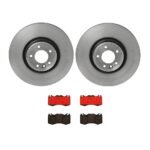 Brembo OE Front Brake Kit with Ceramic Pads 08-12 Ford Escape/08-11 Mercury Mariner (303mm)