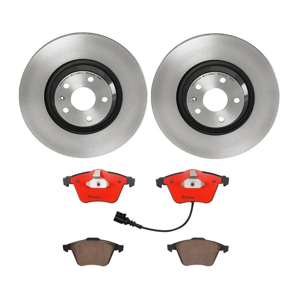 bbo-kt00417_xl.jpg Brembo OE Front Brake Kit with NAO Pads VW/Audi (340mm) - Image 1