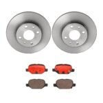 Brembo OE Rear Brake Kit with Ceramic Pads 12-19 Fiat 500 (240mm)