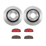 Brembo OE Rear Brake Kit with Ceramic Pads 03-05 Mazda 6/2003 Protege/1991 RX-7/93-95 RX-7 (280mm)
