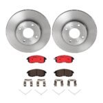 Brembo OE Front Brake Kit with Ceramic Pads 99-02 Infiniti G20 (280mm)