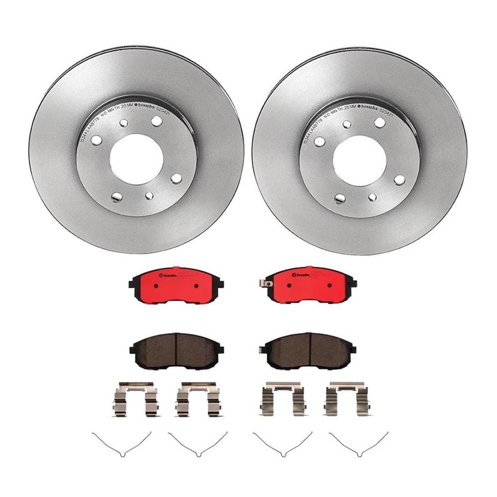 bbo-kt00528_bm_xl.jpg Brembo OE Front Brake Kit with Ceramic Pads 99-02 Infiniti G20 (280mm) - Image 1