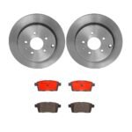 Brembo OE Rear Brake Kit with Ceramic Pads 07-10 Ford Edge/07-10 Lincoln MKX/07-12 Mazda CX-7 (302mm)