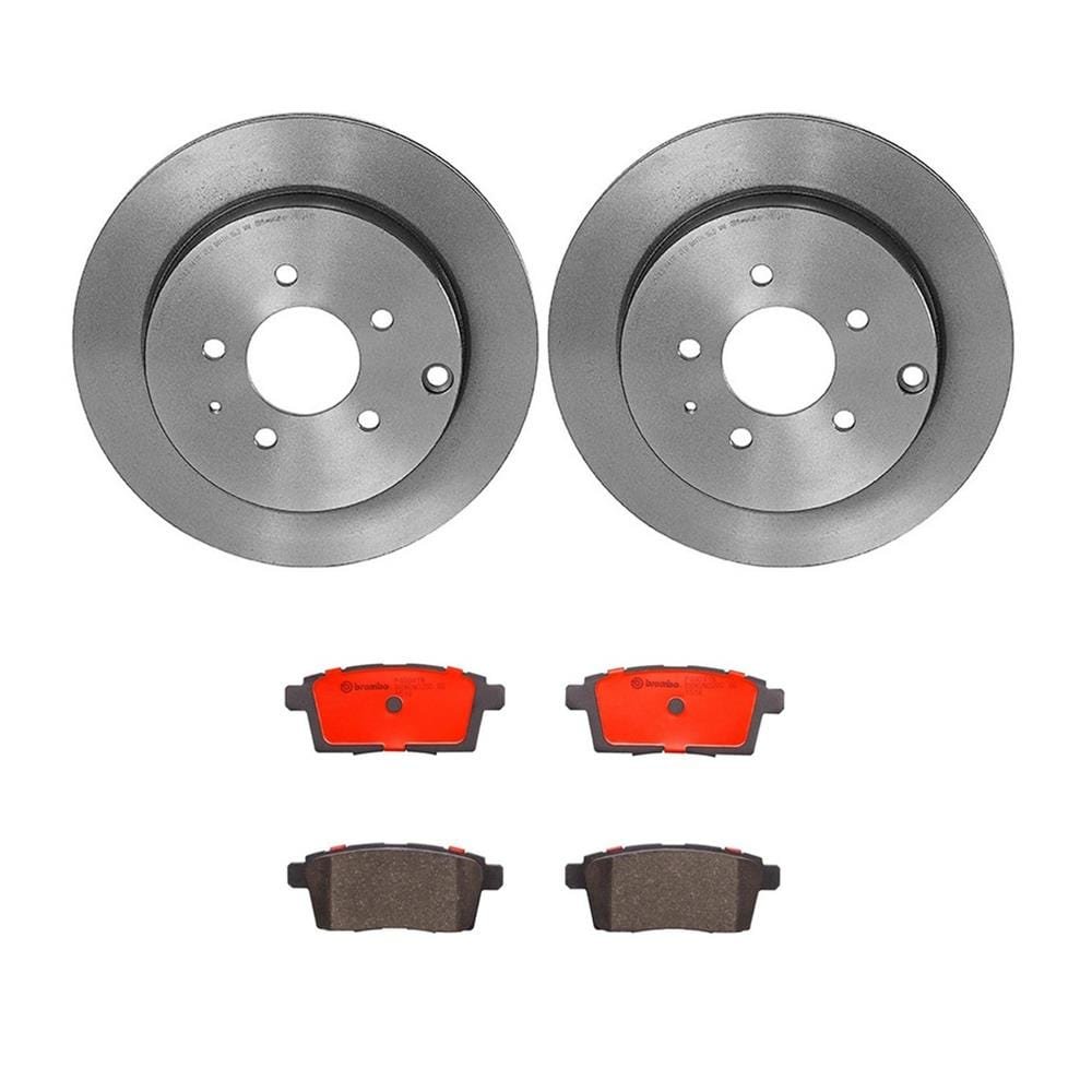 bbo-kt00653_ei_xl.jpg Brembo OE Rear Brake Kit with Ceramic Pads 07-10 Ford Edge/07-10 Lincoln MKX/07-12 Mazda CX-7 (302mm) - Image 1