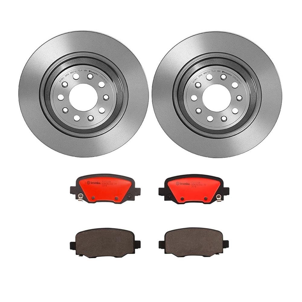 bbo-kt00672_wp_xl_4df6e576-f993-42e1-a049-358bc7df994d.jpg Brembo OE Front Brake Kit with Ceramic Pads 13-19 Ford Escape/13-18 Focus/15-19 Lincoln MKC (320mm) - Image 1