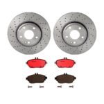 Brembo OE Front Brake Kit with Ceramic Pads 16-17 Mercedes B250e/15-19 GLA250 (295mm)