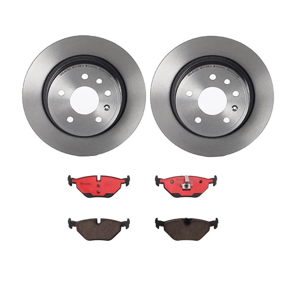 bbo-kt00794_nj_xl.jpg Brembo OE Rear Brake Kit with Ceramic Pads 1999 BMW 318ti/97-02 Z3/99-09 Saab 9-5 (286mm) - Image 1