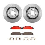 Brembo OE Rear Brake Kit with Ceramic Pads 05-07 Ford Five Hundred (315mm)
