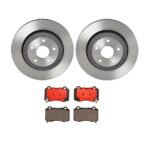 Brembo OE Rear Brake Kit with Ceramic Pads 08-20 Dodge Challenger/06-10/12-15 Charger (350mm)