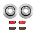 Brembo OE Rear Brake Kit with Ceramic Pads 17-20 Fiat 124 Spider/06-20 Mazda MX-5 Miata (280mm)