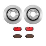 Brembo OE Rear Brake Kit with Ceramic Pads 14-16 Mazda 3 (265mm)