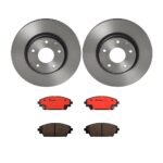 Brembo OE Front Brake Kit with Ceramic Pads 14-18 Mazda 3/16-20 CX-3 (295mm)
