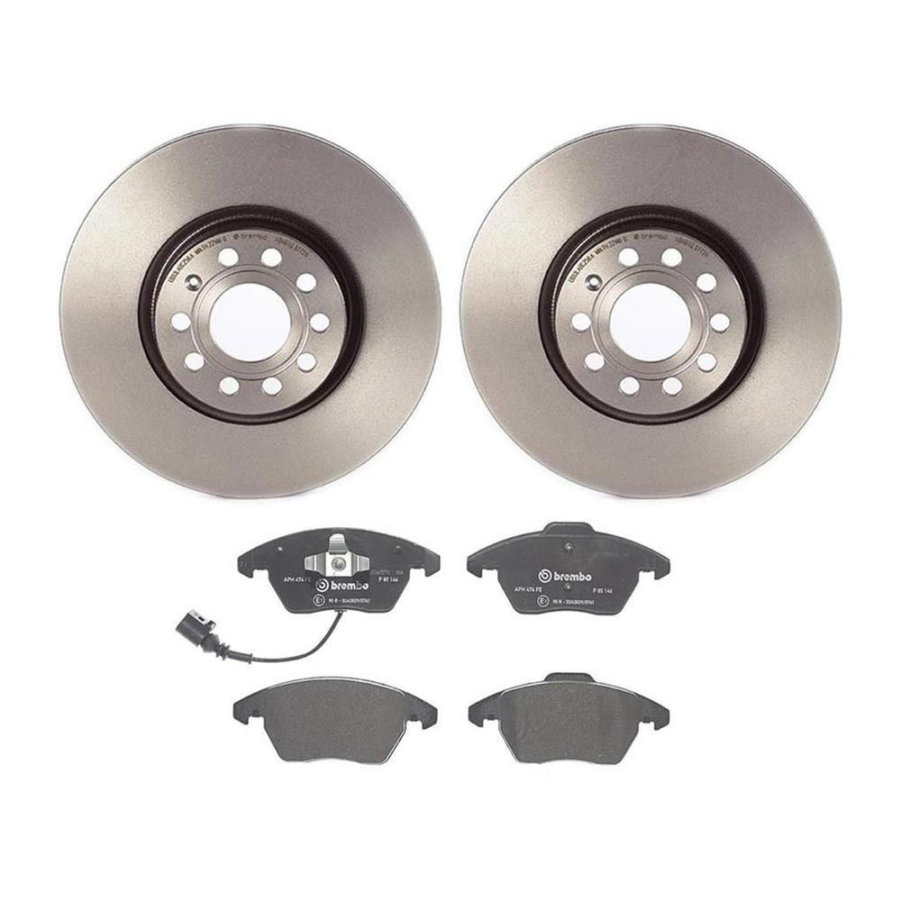 bbo-kt00999_ox_xl.jpg Brembo OE Front Brake Kit with Ceramic Pads Audi (312mm) - Image 1
