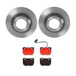 Brembo OE Front Brake Kit with Ceramic Pads 94-99 Land Rover Disco/90-94 Range Rover (298mm)
