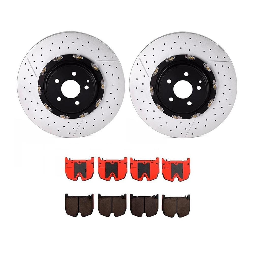 bbo-kt00a54_qc_xl.jpg Brembo OE Front Brake Kit with Ceramic Pads 03-06 Mercedes CL55 AMG (390mm) - Image 1