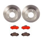 Brembo OE Rear Brake Kit with Ceramic Pads 03-06 Dodge Sprinter 2500/03-04 Mercedes G55 AMG (272mm)