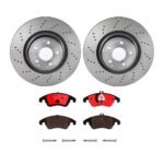 Brembo OE Front Brake Kit with Ceramic Pads 12-15 Mercedes C250 (344mm)
