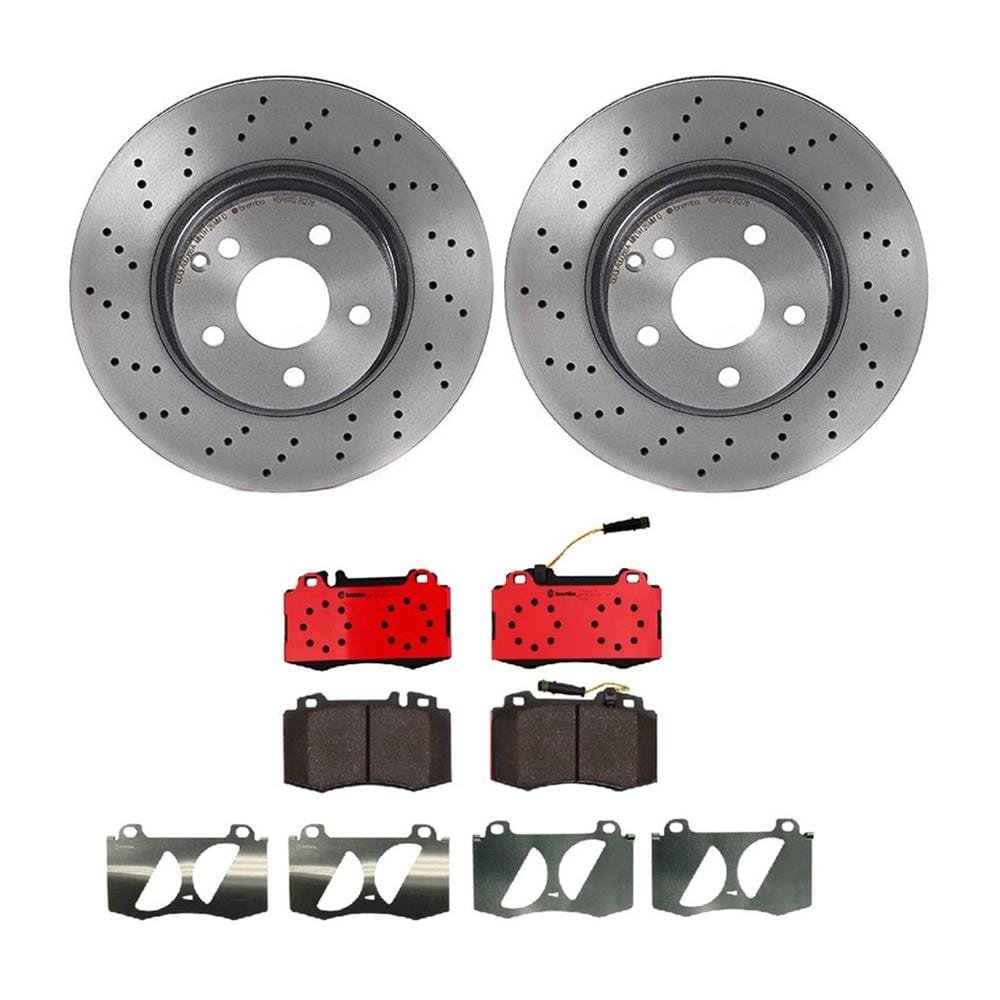 bbo-kt00b41_qm_xl.jpg Brembo OE Front Brake Kit with Ceramic Pads 01-02 Mercedes CL55 AMG (312mm) - Image 1