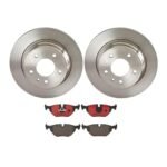 Brembo OE Rear Brake Kit with Ceramic Pads 90-95 BMW 525i (300mm)