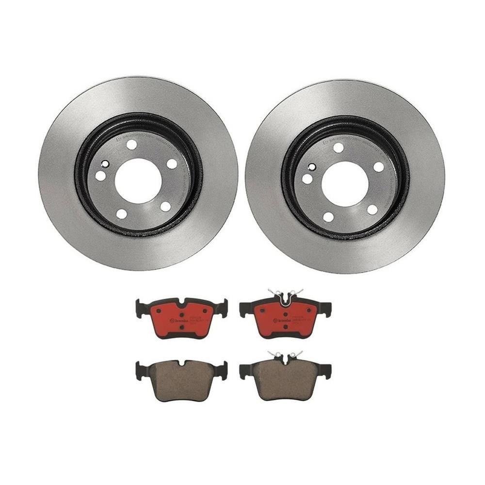 bbo-kt00c18_qv_xl.jpg Brembo OE Rear Brake Kit with Ceramic Pads 15-20 Mercedes C300/16-18 C350e/2015 C400 (300mm) - Image 1