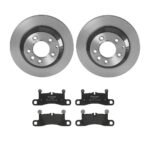 Brembo OE Rear Brake Kit with Low Metallic Pads VW (330mm)