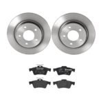 Brembo OE Rear Brake Kit with Ceramic Pads 08-10 Chevy Cobalt (280mm)