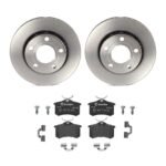 Brembo OE Rear Brake Kit with Ceramic Pads Audi (256mm)