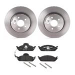 Brembo OE Front Brake Kit with Low Metallic Pads 98-03 Mercedes ML320/03-05 ML350/1999 ML430 (303mm)