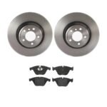Brembo OE Front Brake Kit with Low Metallic Pads BMW (348mm)