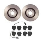 Brembo OE Front Brake Kit with Low Metallic Pads Audi (320mm)