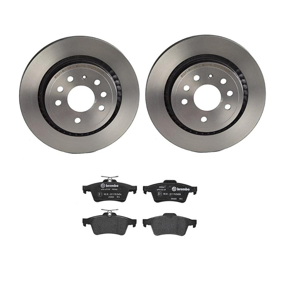 bbo-kt04292_wj_xl_ea17db40-e1df-4cdb-b640-d366a3fcdf88.jpg Brembo OE Rear Brake Kit with Ceramic Pads 17-19 Mercedes E300/2020 E350 (300mm) - Image 1