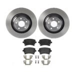 Brembo OE Rear Brake Kit with Low Metallic Pads Audi (330mm)