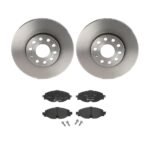Brembo OE Front Brake Kit with Low Metallic Pads VW (288mm)