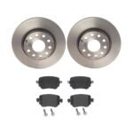 Brembo OE Rear Brake Kit with Ceramic Pads Audi (272mm)