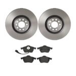 Brembo OE Front Brake Kit with Low Metallic Pads VW/Audi (312mm)