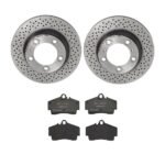 Brembo OE Rear Brake Kit with Low Metallic Pads Porsche (299mm)