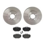 Brembo OE Front Brake Kit with Low Metallic Pads BMW (260mm)