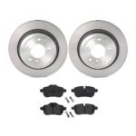 Brembo OE Rear Brake Kit with Low Metallic Pads BMW (300mm)