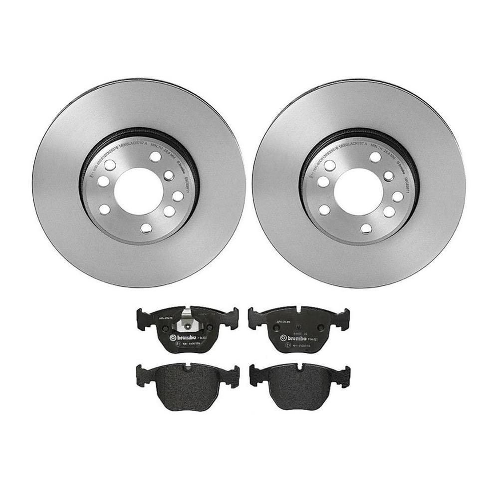 bbo-kt04468_aq_xl.jpg Brembo OE Front Brake Kit with Low Metallic Pads BMW (332mm) - Image 1