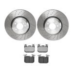 Brembo OE Front Brake Kit with Low Metallic Pads BMW (370mm)